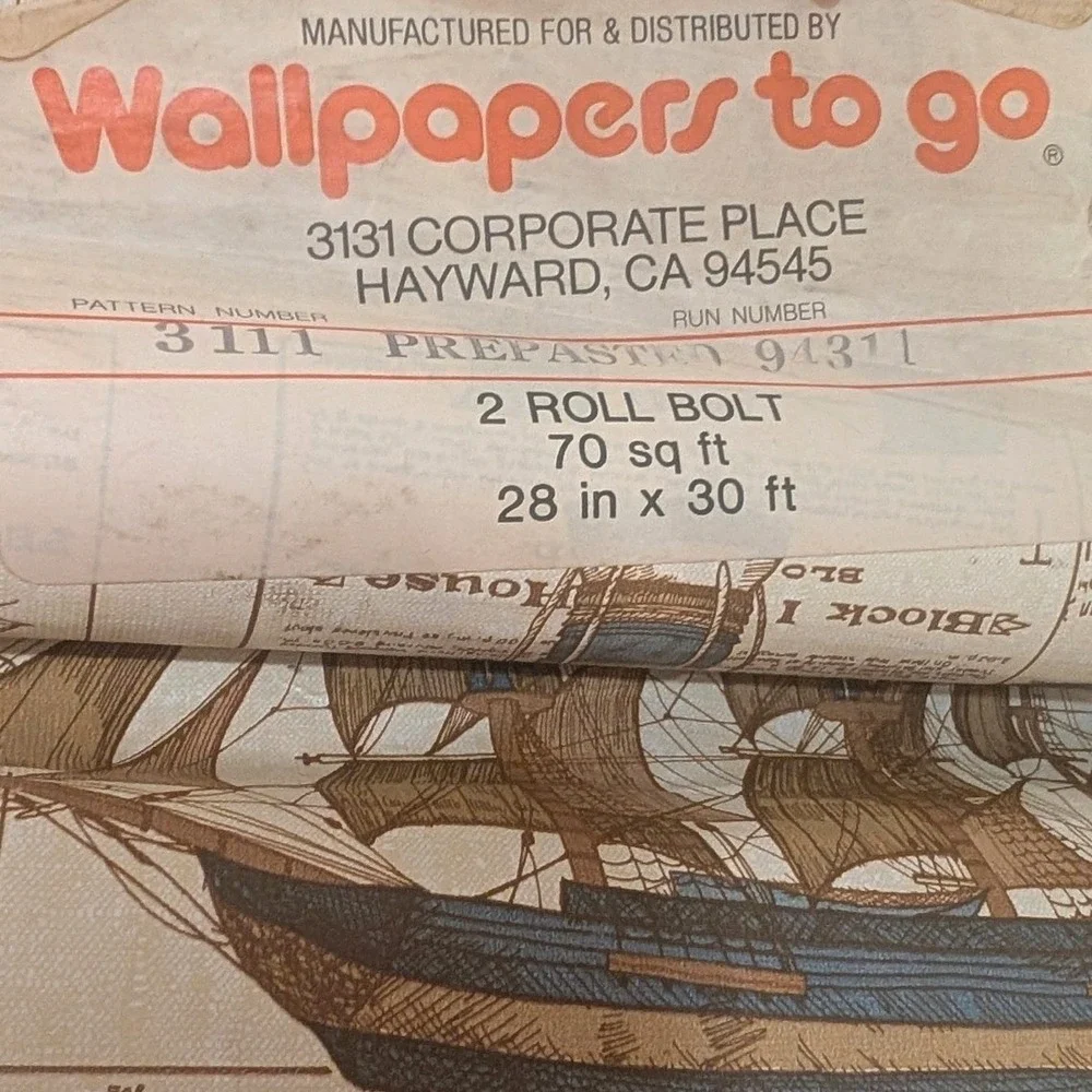 Wallpapers To Go vintage prepasted